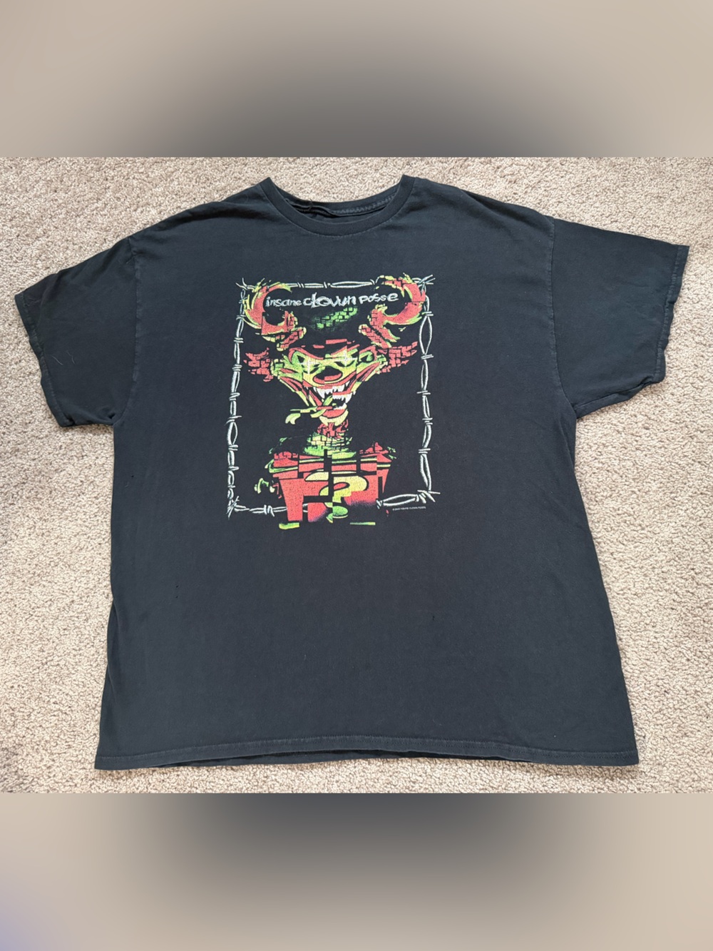 Y2K Insane Clown Posse 2000s tee grunge rap skate